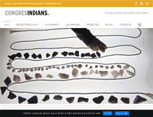 Tablet Screenshot of escolacongresindians.com